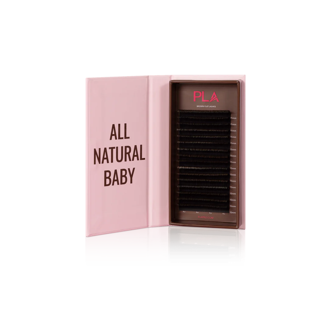 Flat Brown Lash Trays