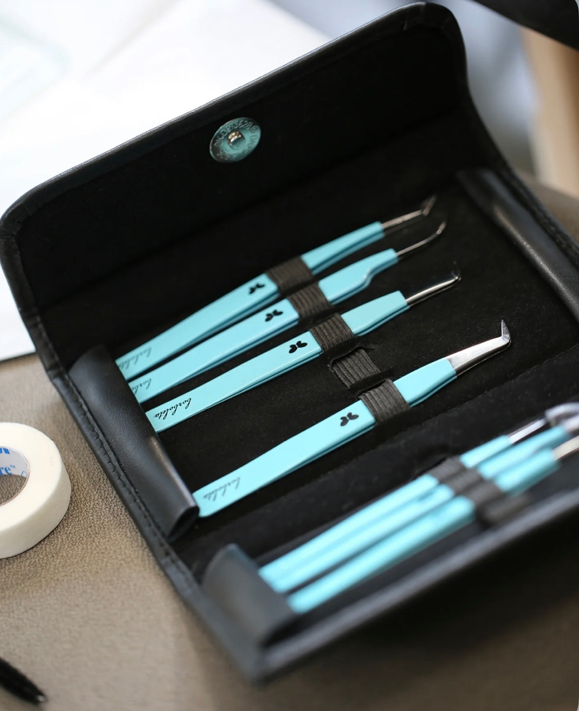 Leather Tweezer Organizer