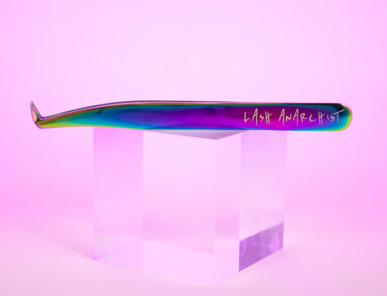 Lash Anarchist Tweezers - Rainbow Metal